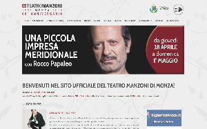 Il sito online di Teatro Manzoni Monza