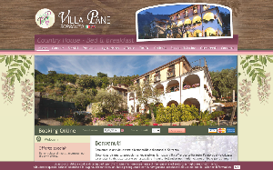 Il sito online di Villa Pane