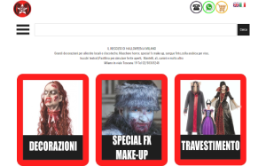 Il sito online di Halloween Party Milano