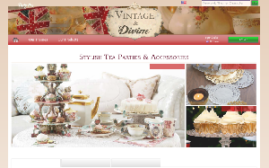 Il sito online di Vintage and Divine