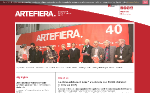 Il sito online di Artefiera Bologna