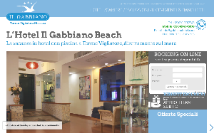 Il sito online di Hotel Il Gabbiano Beach