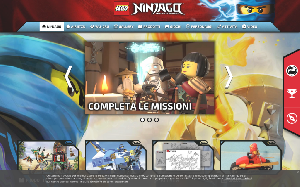 Il sito online di LEGO Ninjago