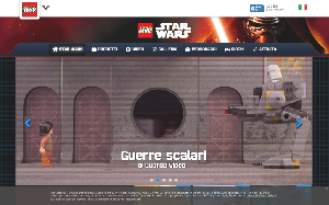 Il sito online di LEGO Star Wars