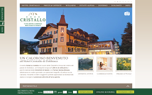 Il sito online di Hotel Cristallo Dobbiaco