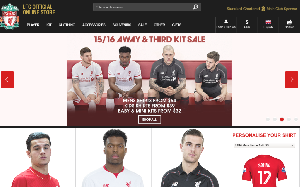 Visita lo shopping online di Liverpool FC