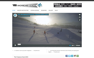Il sito online di YES Snowboard School