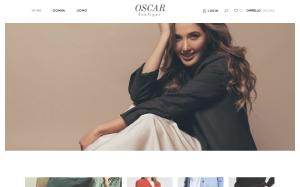 Il sito online di Oscar boutique