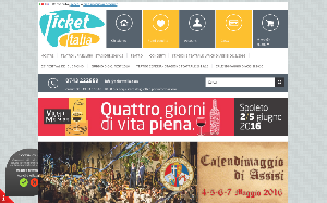 Il sito online di Ticket Italia