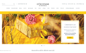 Il sito online di L'OCCITANE