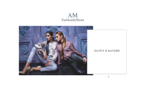 Il sito online di AM Fashion Shoes