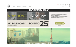 Il sito online di Scorpionbay