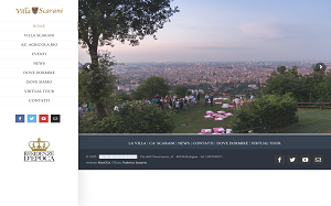 Il sito online di Villa Scarani