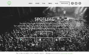 Il sito online di Spotlime app