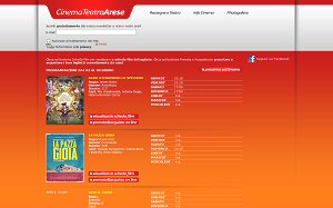 Il sito online di Cinema Teatro Arese