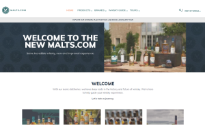 Il sito online di Malts Whisky