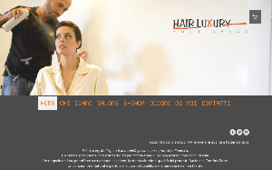 Il sito online di Hair Luxury