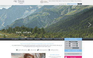 Il sito online di QC Terme Monte Bianco