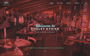 Il sito online di Chalet Etoile