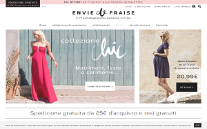 Il sito online di Envie de Fraise
