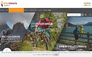 Il sito online di BikeHotels Alto Adige