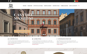 Il sito online di Casa del Manzoni