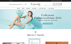 Il sito online di Lipault