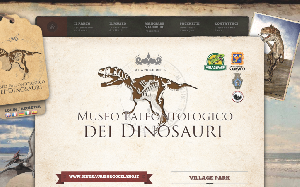 Il sito online di Museo Paleologico dei Dinosauri
