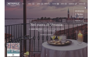 Il sito online di Hotel Metropole Venezia