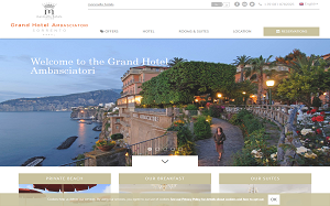 Il sito online di Grand Hotel Ambasciatori Sorrento