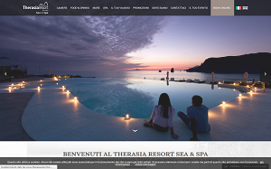 Il sito online di Therasia resort