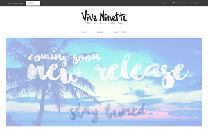 Il sito online di Vive Ninette