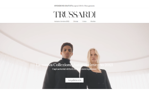 Il sito online di Trussardi