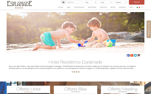 Il sito online di Hotel Residence Esplanade