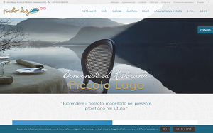 Il sito online di Piccolo Lago Ristorante