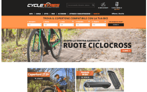 Il sito online di CycleTyres