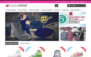 Visita lo shopping online di Pianeta outlet