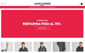 Il sito online di Jack & Jones