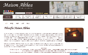 Il sito online di Maison Althea