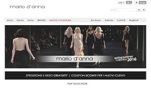 Il sito online di Mario d'anna shop
