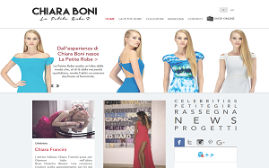 Il sito online di Chiara Boni