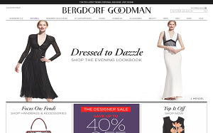 Il sito online di Bergdorf Goodman
