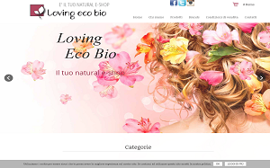 Il sito online di Loving Eco Bio