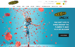 Il sito online di Keen footwear