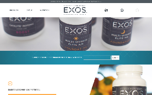 Il sito online di Exos fuel