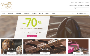 Il sito online di Chocolate Shop