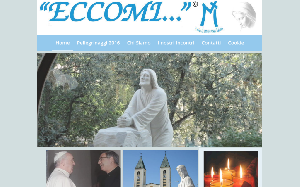 Il sito online di Eccomi Medjugorje