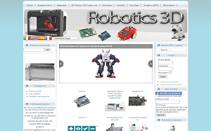 Il sito online di Robotics 3d