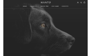 Il sito online di Manto.pet