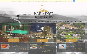 Il sito online di Paradise Hotels
